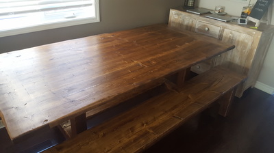 Custom wood table Cambridge