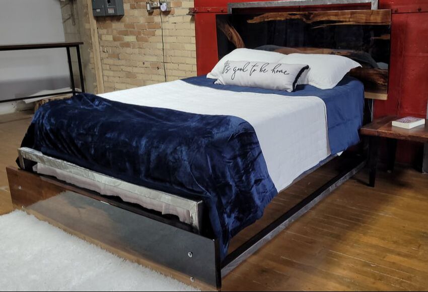 Custom beds Ontario, Custom beds near Toronto, Custom furniture near Toronto, Epoxy beds, epoxy headboards Ontario, Where to buy custom beds in Ontario, Where to buy custom beds in Toronto