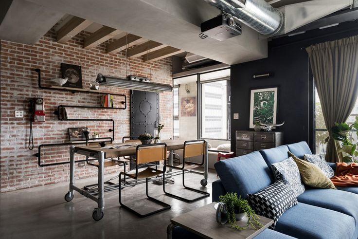 custom modern industrial furniture and decor