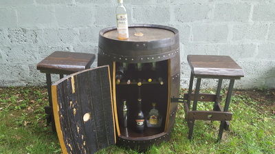 Custom wood bars, Custom bar Toronto, Barrel Bars Toronto, Custom wine barrel bar