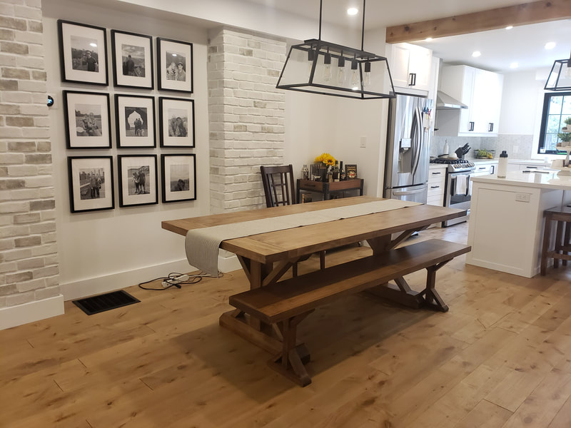 Custom modern furniture, custom modern dining table, custom modern table, modern solid wood table, custom built modern dining table, modern dining tables near me, Mid-century modern dining tables, where to buy a modern dining table, local modern dining tables, custom modern wood table