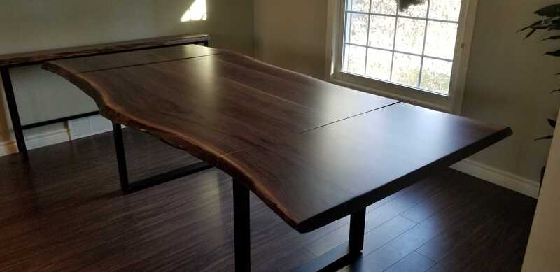 Custom modern furniture, custom modern dining table, custom modern table, modern solid wood table, custom built modern dining table, modern dining tables near me, Mid-century modern dining tables, where to buy a modern dining table, local modern dining tables, custom modern wood table