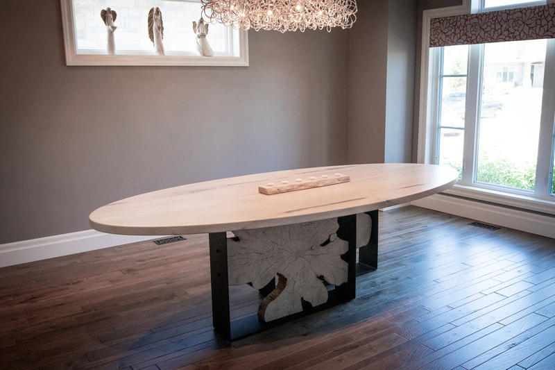 Custom modern furniture, custom modern dining table, custom modern table, modern solid wood table, custom built modern dining table, modern dining tables near me, Mid-century modern dining tables, where to buy a modern dining table, local modern dining tables, custom modern wood table