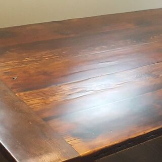 reclaimed beam table, solid wood dining table, reclaimed wood table kitchener, solid wood furniture, custom wood furniture kitchener ontario